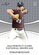 Ethan Mcelvain 10 ct lot 2022 Leaf Perfect Game Nike All American Rookies