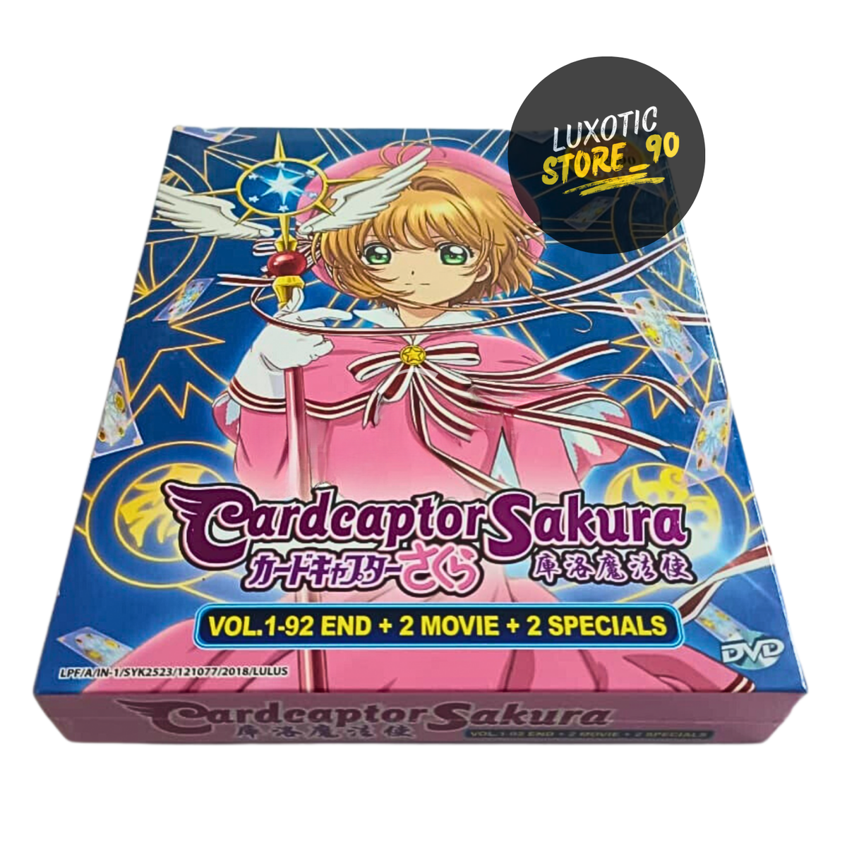 DVD Anime Cardcaptor Sakura Season 1-4 Vol. 1-92 End + Movies +