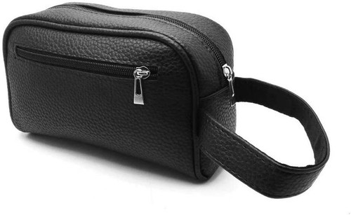 Pochette Uomo Donna da Polso in eco Pelle Nera Borsello a Mano Nero Casual  | eBay