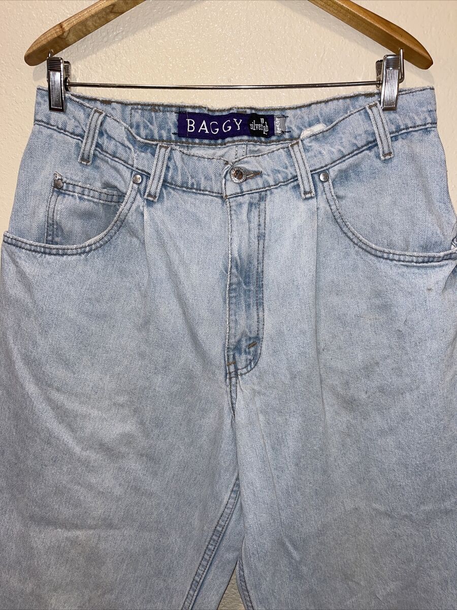 VTG 90s Levis Silver Tab Baggy Jeans Distressed Thrashed VTG 90s Levis Silver Tab Baggy Jeans Distressed Thrashed