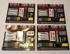 Lot Of 4 Family FX Makeup Kit World Deluxe Halloween Zombie Flesh Liquid Latex