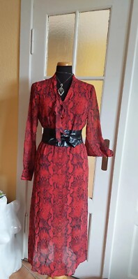  Comma  Maxikleid Bund Blusen schluppe  look neu  mit etikett  .Gr.42 