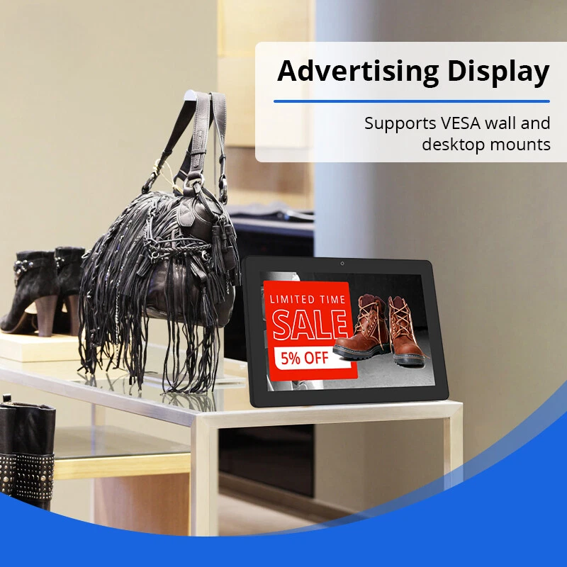 High Quality Wall-mounted Tablet PC  5000MAH 10inch Poe Camera Touch Screen - Image 3 of 4