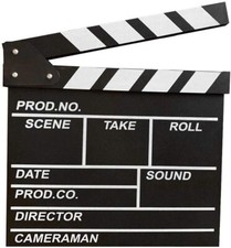 Director Movie Clapper Board Video Clapboard Film Slate Vintage Black