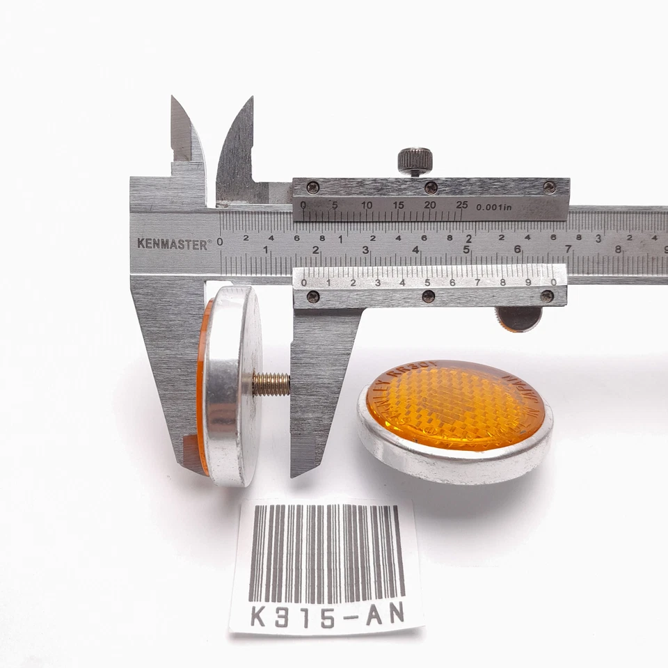 Reflectores de horquilla delanteros Honda CB100 CB175 CB125 CA175 SL175 S90Z NUEVO #9 Foto 3 de 4