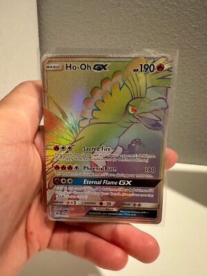 Ho-Oh GX SM80 Pokemon TCG Black Star Promo Full Art Ultra Rare
