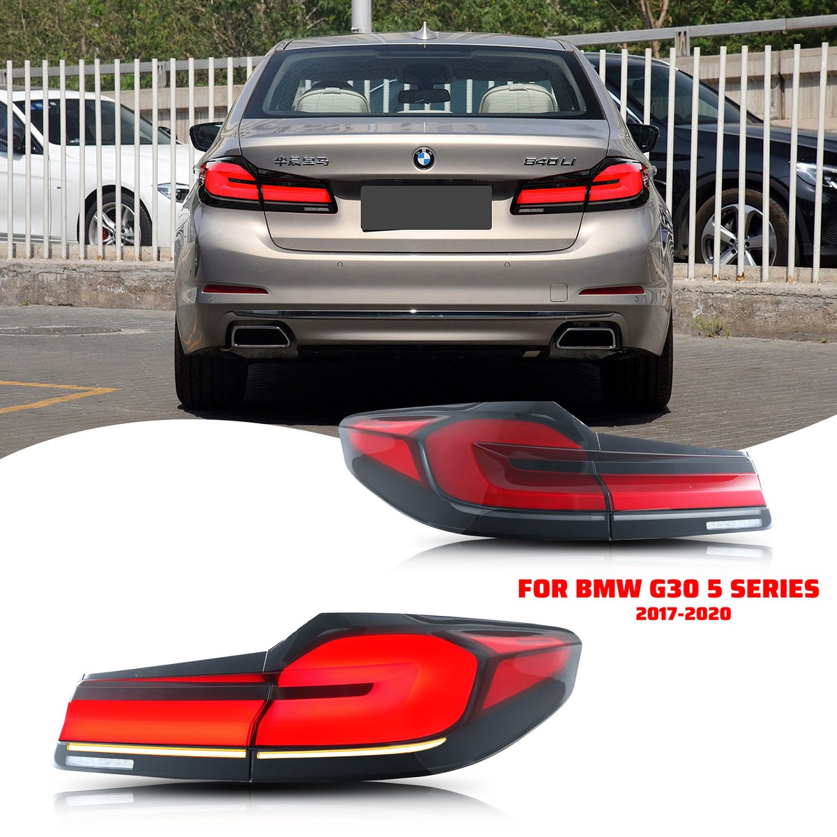 bmw G30 テールランプ LED Tail Lights for BMW G30 M5 F90 5 Series 2017-2020 Sequential