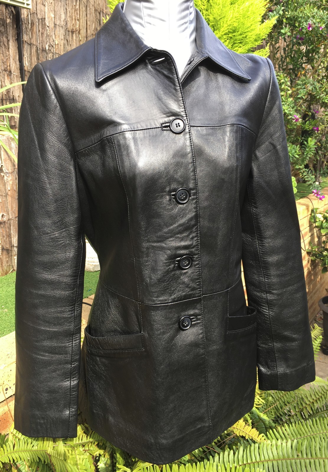 BNWOT SaRay Australian Hand Made Soft Leather Jacket Size L RRP$500+ image 3