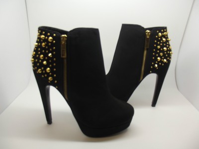 studded platform ankle boots