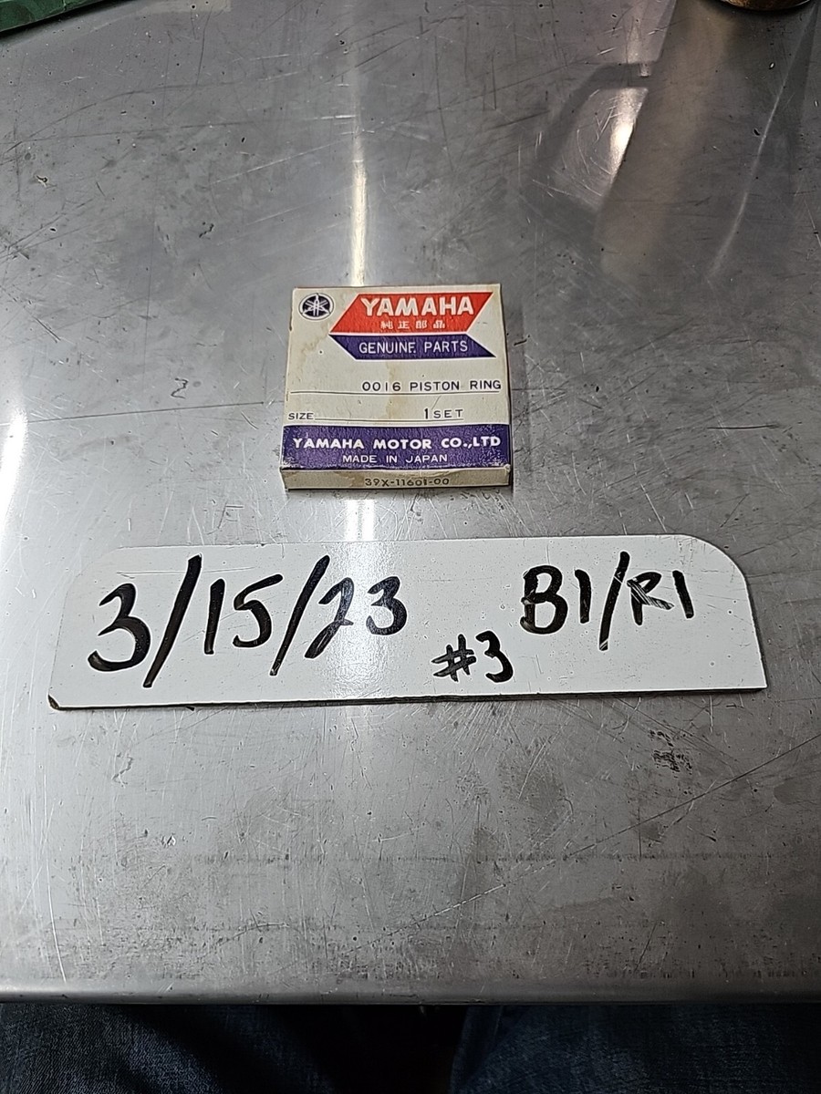 刻印の見本 NOS 1984 Yamaha YZ 250 Piston Ring Set STD 39X-11601-00 | eBay
