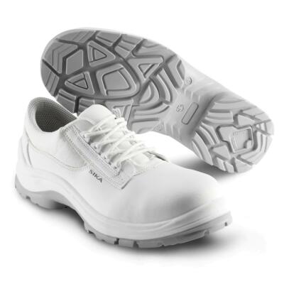 SIKA Beat Low S2 Sicherheitsschuhe Kochschuhe extra breite Passform weiß  TOP 
