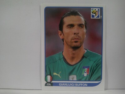 2010 Panini FIFA World Cup South Africa Blue Back Stickers Gianluigi Buffon #412