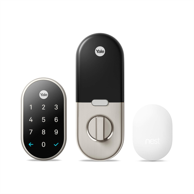 #ad Yale Rb Yrd540 Wv Google Nest X Yale Keyless Entry Deadbolt Nickel $239.99