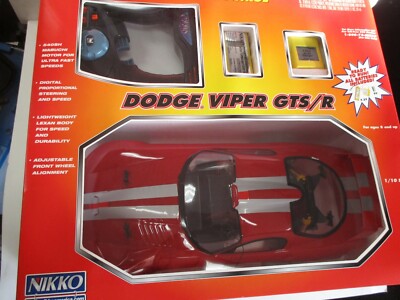 放送大学 割引 NOS Nikko Dodge Viper GTS/R 1/10 RADIO CONTROL KIT WITH 乗用車