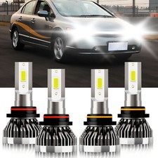 For Honda Civic 1988-2015 4pcs Highlow Beam Led Headlight Bulbs 90059006 Kit
