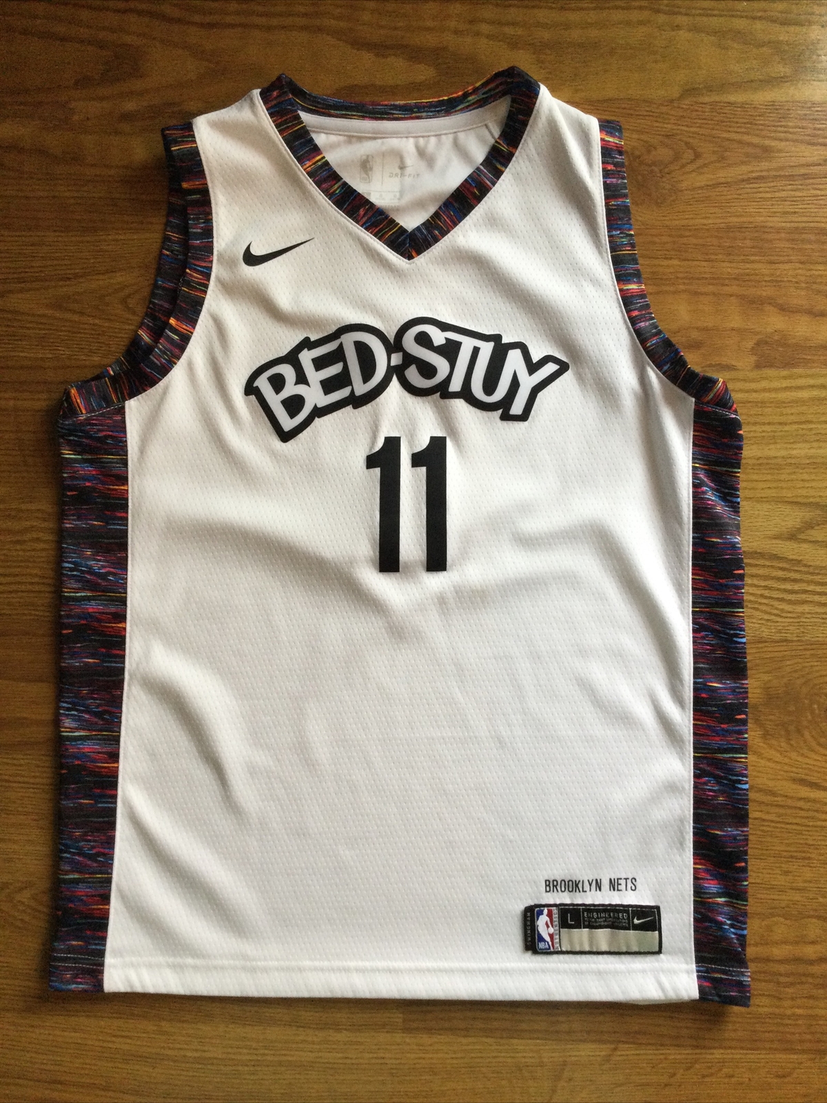 Nike Kyrie Irving 11 Youth Large Swingman Brooklyn Nets Biggie Bed