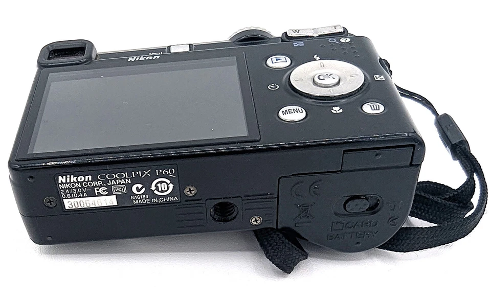 Nikon COOLPIX P60 8.1MP Digital Camera - Black - Image 4 of 4