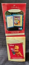 Vtg Lot 2 Hallmark Winnie The Pooh & Piglet K...
