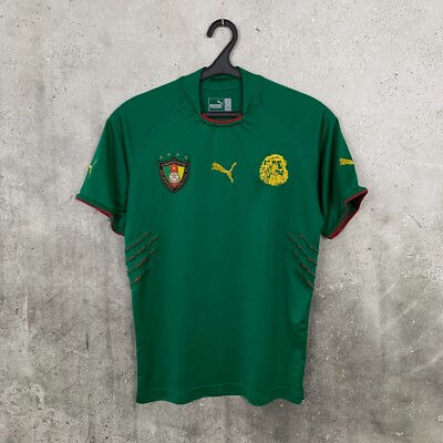 KAMERUN 2004 2006 HOME FOOTBALL SHIRT PUMA NATIONALMANNSCHAFT TRIKOT GRÖSSE M