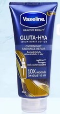 Vaseline healthy bright Gluta-Hya Serum burst Lotion : Overnight radiance repair