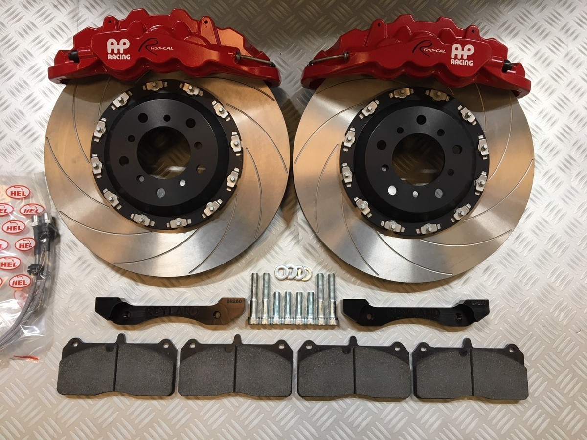 BMW M4 F82 380mm front brake kit with red AP Racing Radi Cal 6 pot