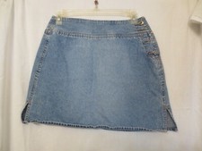 Vtg Union Bay Jean Denim Skirt Women's Junior Size 11 Cotton