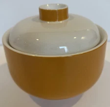 VGC VTG Premiere Colorama D7200 Japan Harvest Gold & White Sugar Bowl
