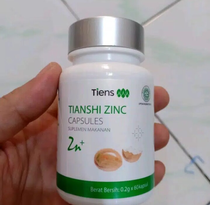 2 botle tiens / tianshi zinc capsule gain weight, promote growth