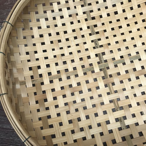 Vintage Thai Handicraft Wicker Round Shape Bamboo Tray Sieve for Drying Food 12" - Picture 53 of 59