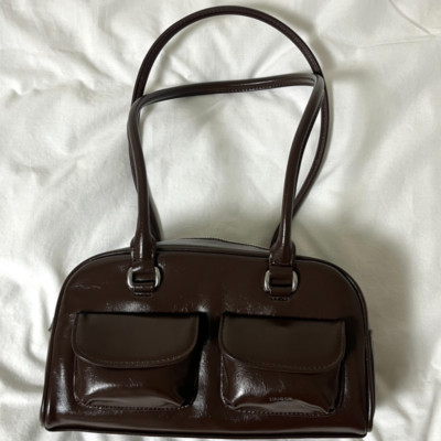IN STOCK / STAND OIL Chubby bag MARRON Color Korean Women's Bag / EXPRESS