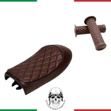 🇮🇹 KIT BASE SELLA MOTO + MANOPOLE Custom Cafè Racer Honda BMW YAMAHA SUZUKI M