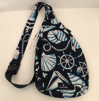 Vera Bradley Lighten Up Essential Sling Backpack Seashell-ebrate - Beach Bag Vera Bradley Women main image 3