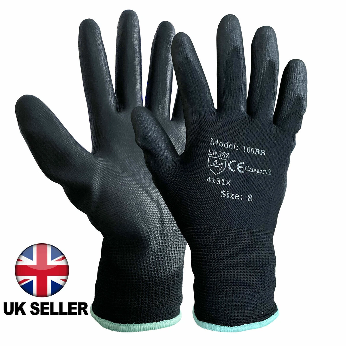 Work sales gloves black