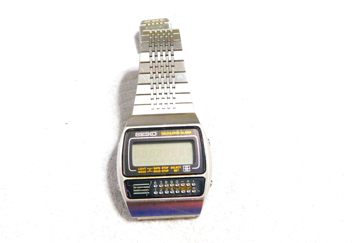 稼働品　SEIKO CALCULATOR-ALARM デジタル腕時計　ビンテージ Vintage Seiko Calculator Alarm Digital Men's Watch C359-5000 | eBay