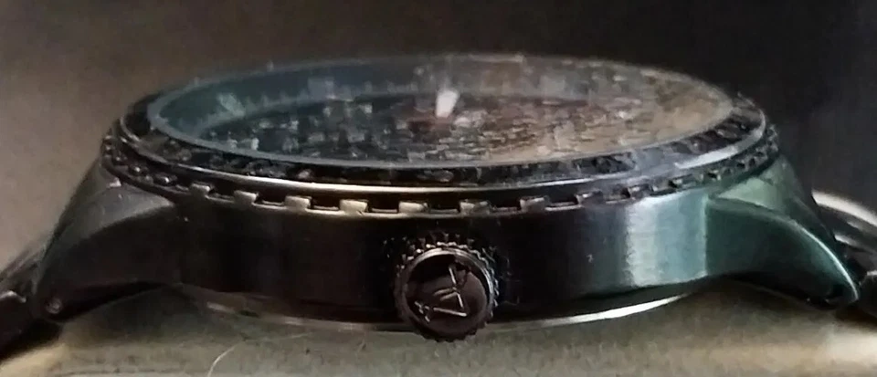 August Steiner Day & Date Quartz Watch AS8060BK SS Bracelet Band New Battery - Image 4 of 4