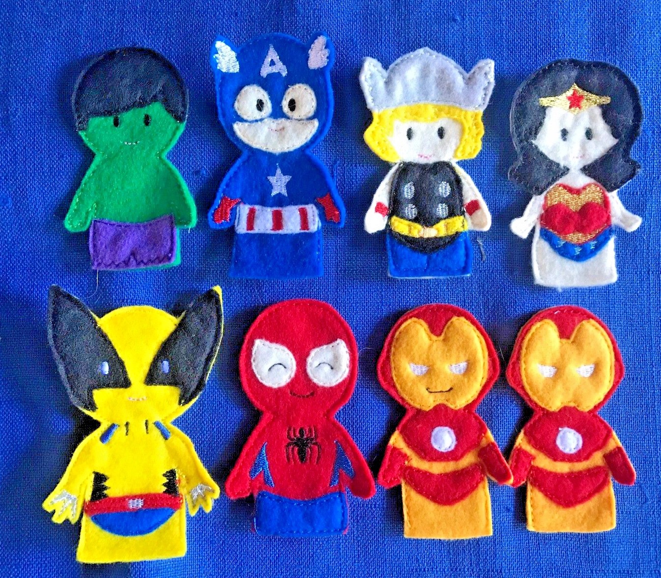 superhero finger puppets