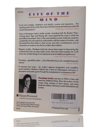 City of the Mind Hardcover Penelope Lively. (BLBS) - Picture 2 of 2