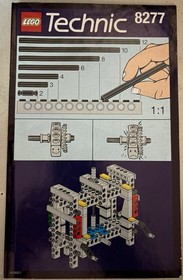 LEGO Technic 8277 Illustrated Instruction Manual Booklet Manual