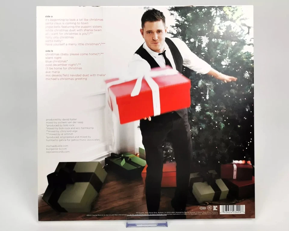 Michael Bublé Christmas 10th Anniversary Super Deluxe Box LP CD DVD NEU Limited - Bild 4 von 4