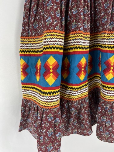 Vintage Seminole Patchwork Girl’s Dress Handmade Native American - Picture 2 of 15