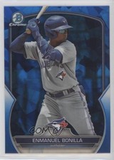 2023 Bowman Chrome Draft Sapphire Edition Enmanuel Bonilla #BDC-195 0b3
