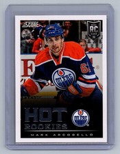2013 Score #606 Mark Arcobello Edmonton Oilers Hot Rookies RC