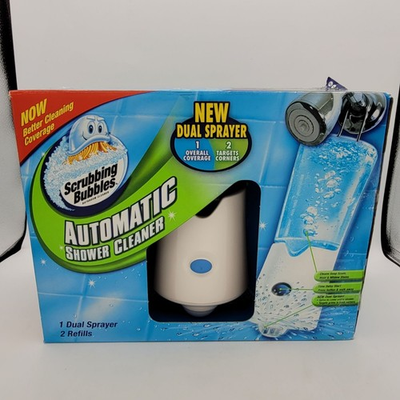 #ad Scrubbing Bubbles Automatic Shower Cleaner Kit Dual Sprayer Cleans Scum Mildew $84.85