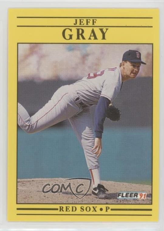 1991 Fleer Jeff Gray #95 Rookie RC te2