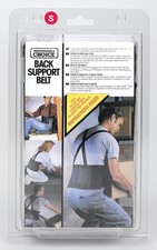 CLC 5000S Black Heavy Duty Elastic Back Support Belt Small