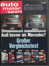 Auto Motor Sport 1220 1969 Vw 1600 Le Alfa Audi Bmw M-b Opel Ford 26m
