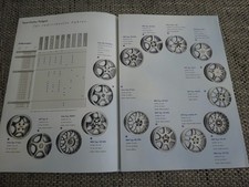 VW Audi BBS Ronal ATS Leichtmetallfelgen Prospekt Brochure 1999 Deutsch rare