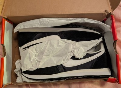 NIB!! Nike Waffle Trainer 2  Black White  - Men s 10