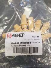 10 Pcs Air Pneumatic Mufflers Silencer, Sintered Brass Exhaust Muffler, 1/4 BSPP