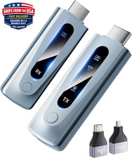 2025 Upgraded Wireless HDMI Transmitter  Receiver 328FT/100M Plug Play Portable
